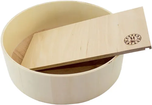 Getzoo Ø 30 cm Sandbad M mit eckigem Deckel - Einstreu & Badesand für Chinchillas, Degus und mehr, aus hochwertigem Holz, mit ca. 5 L Volumen für ein sauberes und hygienisches Badevergnügen.