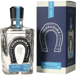 Tequila Herradura Blanco Plata 40% 0,7l - Tequila, 100% Agave, nachhaltig und traditionell hergestellt – der Gold-Standard unter den Super-Premium Tequilas.