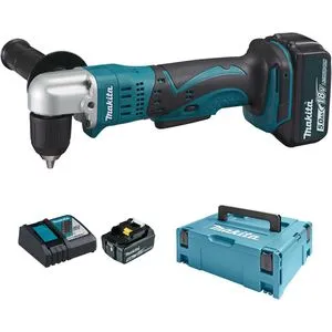 Makita Winkelbohrmaschine DDA351RTJ, Akku, 18V, mit Koffer und Schnellspannbohrfutter