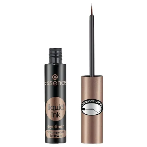 Essence Augen Eyeliner-KajalLiquid Ink Eyeliner Waterproof Nr. 02 Ash Brown 3 ml