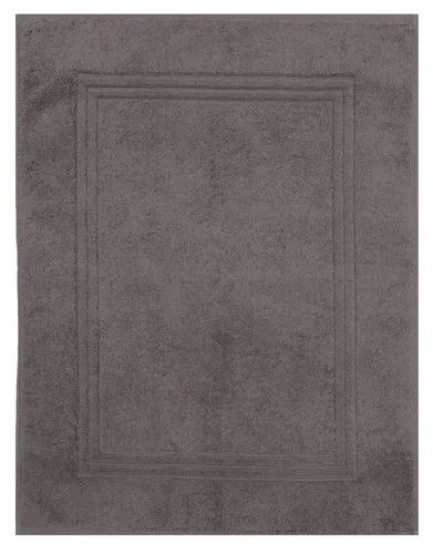 Betz Badematte Luxus Badvorleger Duschvorleger Gold 50x70 cm Farbe anthrazitgrau, Baumwolle