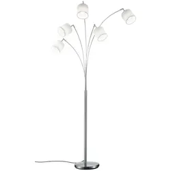 Reality Leuchten Bogenleuchte Tommy R46330501 in silber von TRIO Leuchten