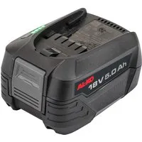 AL-KO Akku B100.5 LI 18 V 5,0 Ah - Akkus für kabelloses Arbeiten im Garten! Der leistungsstarke 18 V Li-Ion Akku ist leicht, wartungsarm und 100% kompatibel mit allen Geräten der Bosch Home and Garden Akku-Familie.