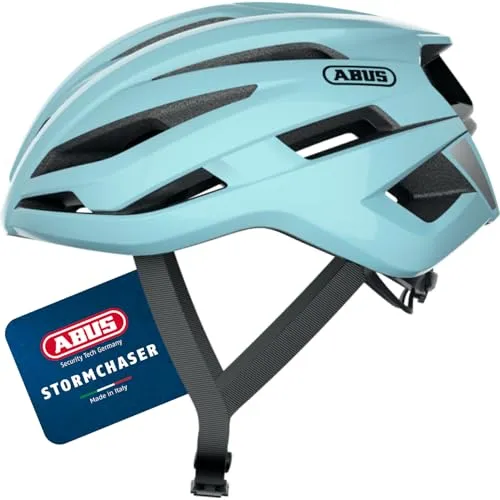 ABUS 67729 Fahrradhelm, Blau (Pastel Blue), L (59-61 cm) von ABUS