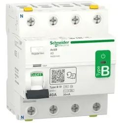 Schneider FI-Schutzschalter Typ B 4P 40A 30mA (A9Z61440)