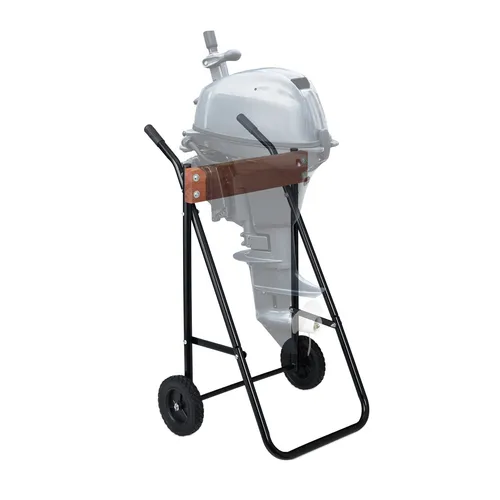 Außenborderwagen - Transportwagen für Außenborder - Robuster Motorwagen aus Stahl für sicheren Transport und Lagerung, ideal für Bootsbesitzer und Wassersportler.