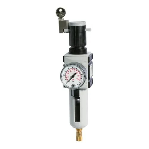 Riegler 151807 Filterregler »FUTURA« - Hochwertiger VA Filterregler - Hydraulikfilter, gefertigt in Deutschland, mit präziser Druckregelung von 0,5-10 bar für optimale Leistung in industriellen Anwendungen.