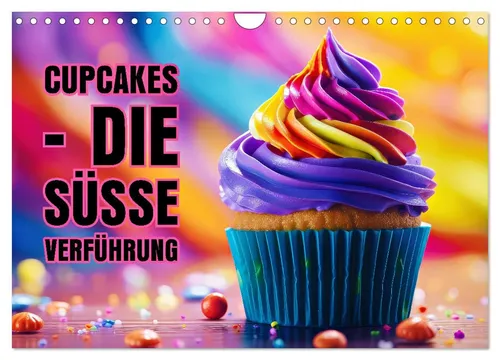 Susan Michel | Cupcakes - die süße Verführung (Wandkalender 2026) - Kalender mit 14 Seiten, ideal für Cupcake-Liebhaber und perfekt als Geschenk! Genießen Sie die süßen Verführungen im Mini-Format.