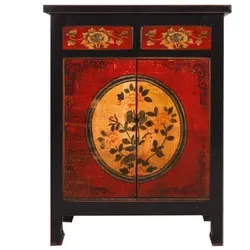 OPIUM OUTLET Asiatische Kommode in rot von OPIUM OUTLET