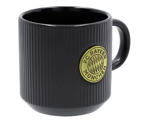 Original FCB FC Bayern München Tasse Platine schwarz (Artikel-Nr. 34612)