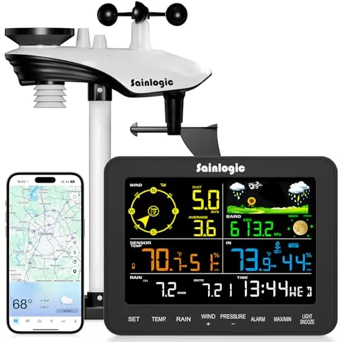 Sainlogic Smart Wetterstation SA6 Plus mit Außensensor