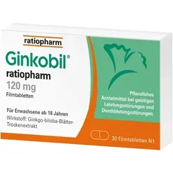 Ginkobil ratiopharm 120mg mit Ginkgo biloba