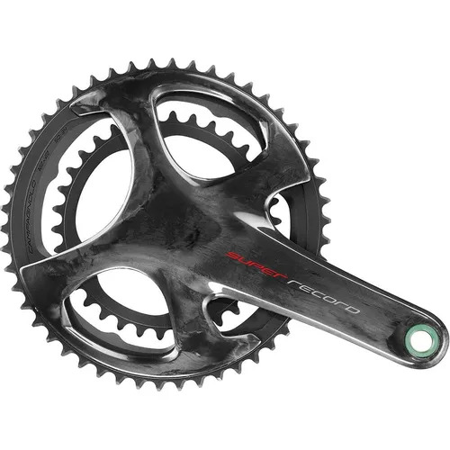 Campagnolo Super Record ProT Carbon 12s Kurbelgarnitur - Hochwertige 12-fach Kurbelgarnitur mit Carbon-Technologie für maximale Steifigkeit und geringes Gewicht – ideal für anspruchsvolle Radfahrer.