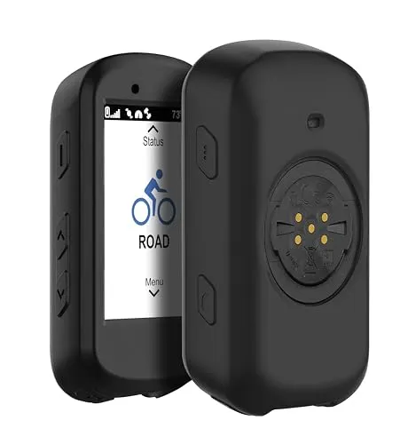 Hülle kompatibel mit Garmin Edge 530 – Schutzhülle aus Silikon Schwarz weicher Schutz PHONILLICO