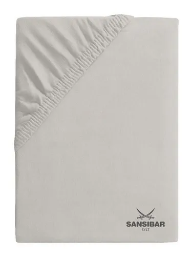 Sansibar Sylt Premium Topper-Spannbettlaken in grau von Sansibar Sylt