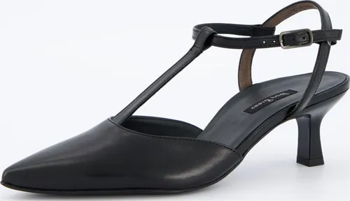 Paul Green Pumps Glattleder für Damen, Gr. 37,5, schwarz - Elegante Sling-Pumps aus hochwertigem Glattleder mit SuperSoft Decksohle für maximalen Tragekomfort. Ideal für stilvolle Anlässe und den Alltag.