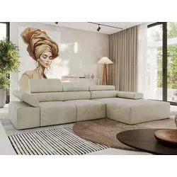 MKS MEBLE Ecksofa Rilasso mit elektrischer Relaxfunktion