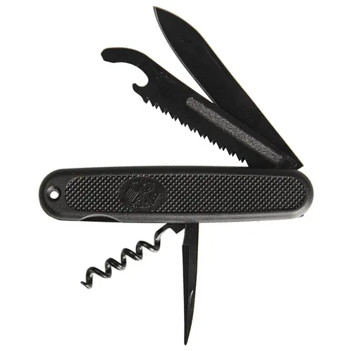 Mil-Tec BW Taschenmesser alte Ausführung - Robustes Taschenmesser von Mil-Tec, ideal für Outdoor-Abenteuer. Hergestellt aus hochwertigem 3CR13 und 2CR13 Stahl für Langlebigkeit und Zuverlässigkeit.
