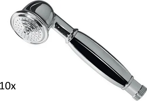Tenrit Duscharmatur – Nostalgie Handbrause im Landhaus-Stil - Duscharmaturen im klassischen Landhaus-Stil, hochglanz verchromt und robust. Ideal für eine stilvolle Dusche mit einfacher Montage und passendem 1/2