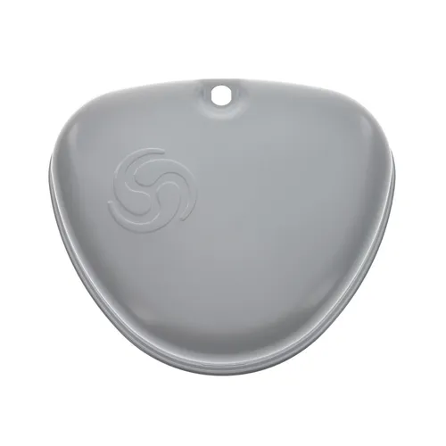 Seitendeckel zum Werkzeugkasten, links, grau grundiert - Simson S50N, S51N