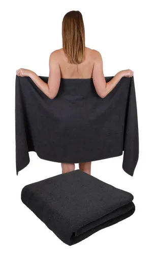 Betz Saunatuch XXL Berlin 2 Stück - Saunahandtücher aus 100% Baumwolle in XXL Größe 70 x 200 cm, ideal für ein Wohlfühl-Ambiente. Waschbar bei 60°C und trocknergeeignet.