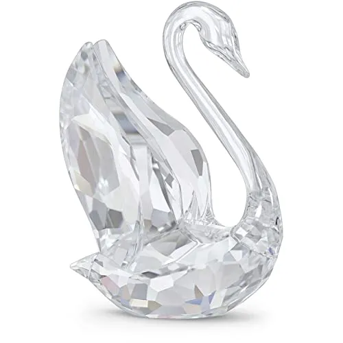 Swarovski Signum Schwan, Klein - Sammlerfigur aus klarem Kristall mit 236 Facetten, inspiriert vom ikonischen Swarovski Schwan-Logo – ein elegantes Geschenk und stilvolle Dekoration für jeden Raum.
