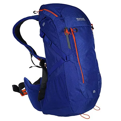 Regatta Unisex Blackfell Iii Reflektierender Strapazierfähiger Reiserucksack, Blau - Orange, One size