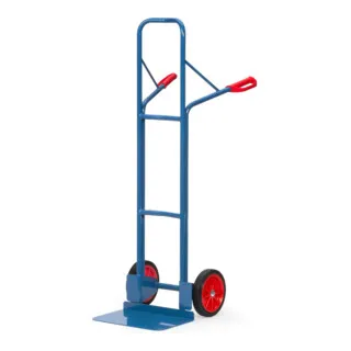 Fetra Sackkarre Stapelkarre B1328V, 300kg Tragkraft - Sackkarre mit Vollgummireifen, ideal für den sicheren Transport schwerer Lasten bis 300 kg. Made in Germany, robust und langlebig mit 10 Jahren Garantie.