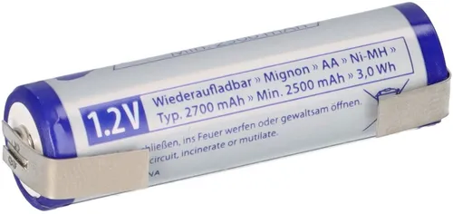 XCell Xcell Mignon AA Akku Ni-MH 1,2V 2700mAh lose U Lötfahne Akku