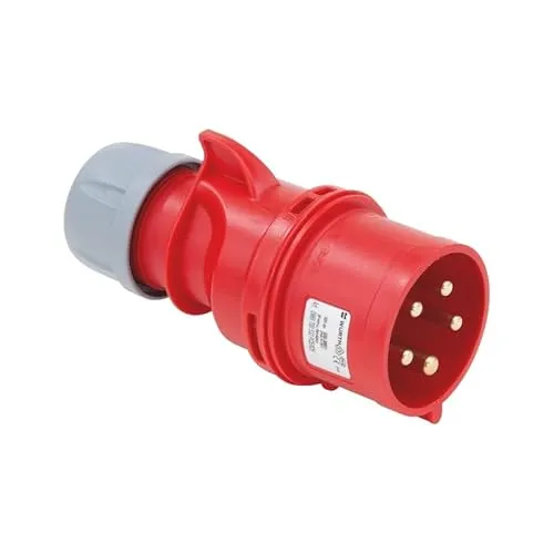 Würth CEE-Stecker 32A 400V 5-polig, 6h, IP44/IP54 – Robuster Industriestecker mit Schraubklemmen für Werkstatt, Baustelle & Industrie