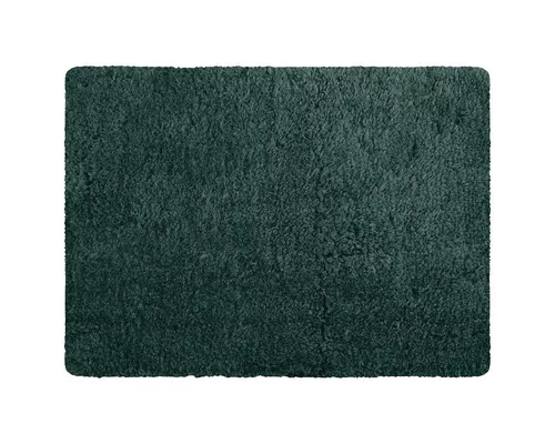 Badematte Badteppich Mikrofaser, Höhe 30 mm, Anti-Rutsch, strapazierfähig, schnell trocknend, langlebig, Polyester, rechteckig, Badteppich, 100% Polyester Mikrofaser, Rutschsichere Unterseite aus Latex, Waschbar 30°, flauschig soft und warm, in 2 Größen und vielen angesagten Trendfarben erhältlich, 40x60 cm, dunkelgrün