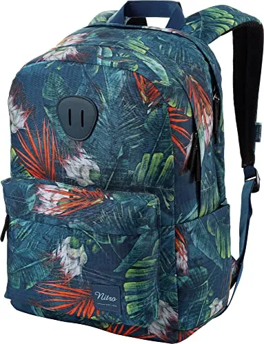 Nitro Urban Plus - Old School Daypack mit 28L Volumen, gepolstertem Laptopfach und ergonomischem Tragekomfort für Schule und Alltag