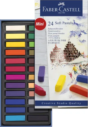 Faber-Castell Softpastellkreiden Mini 48er Kartonetui 128248