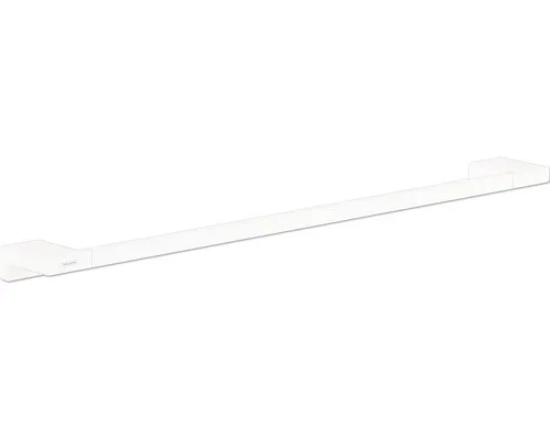 hansgrohe AddStoris Badetuchhalter - Handtuchhalter in elegantem weiß matt, 65 cm breit, ideal für die Wandmontage, inklusive Befestigungsmaterial für eine einfache Installation.
