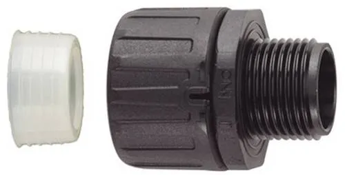 HellermannTyton 166-21603 HGL21-S-M20 Schlauchverschraubung Schwarz M20 16.70mm Gerade 1St.