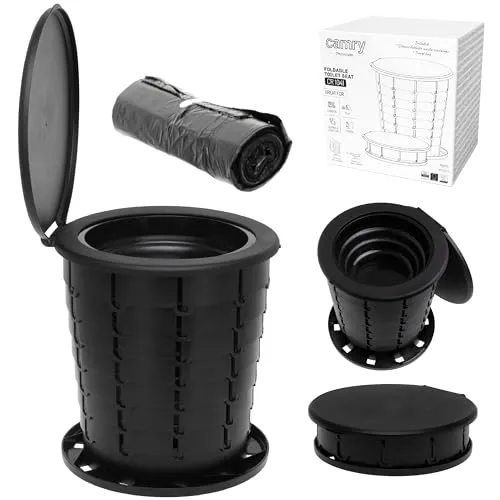 CAMRY Faltbare Camping Toilette 3in1