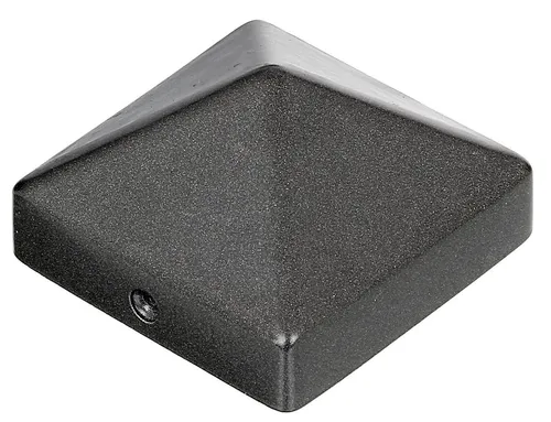 ALBERTS Pfostenkappe Zaunkappe Abdeckkappe Aluminium dunkel beschichtet 70x70 mm