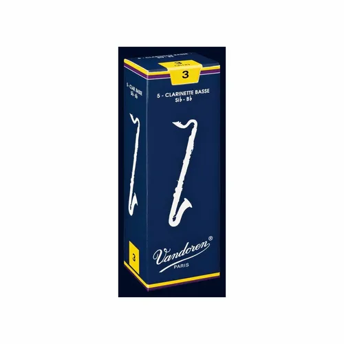 VANDOREN Traditionell Stärke 3 - Blatt für Bassklarinette (1 Stück)
