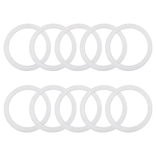 WANGCL Ersatzdichtung für Mokkakannen, Lebensmittelqualität, Silikondichtung für Aluminium-Kochfeld, Kaffeemaschine, Töpfe für Bialetti 3 Tassen, 10 Stück