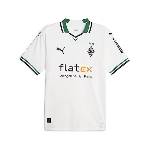 PUMA BMG Borussia MÖNCHENGLADBACH Trikot Home Herren 2024 - Größe XXL, Regular Fit mit Rundhalsausschnitt, offizielles Teamwappen auf Brusthöhe