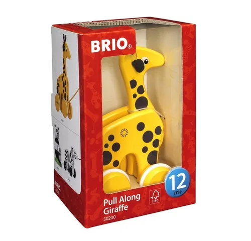 Brio Ziehtier - ab 12 Monaten - Holzspielzeug, fördert kreatives Spielen und die Entwicklung der Motorik, geeignet für Kinder ab 12 Monaten