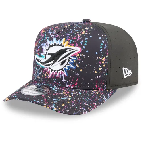 New Era 9Fifty A-Frame Snap Cap CRUCIAL Miami Dolphins - Herren Snapback Cap in Multi-Farbe, ideal für den sportlichen Freizeitlook. Aus hochwertigem Material für angenehmen Tragekomfort. Perfekt für den Sommer!