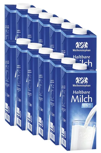 Weihenstephan Haltbare Milch 1,5% 12er Pack