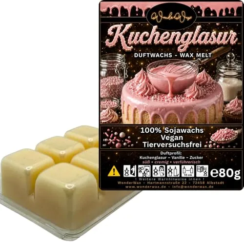 WonderWax Duftwachs Wax Melts für Duftlampe, 6 Würfel Duftmelt Wachsmelt Sojawachs Duftwachs Würfel für Raumdüfte, Wachs Duftöl Winter Indoor Schmelzen für Aromalampe Kuchenglasur