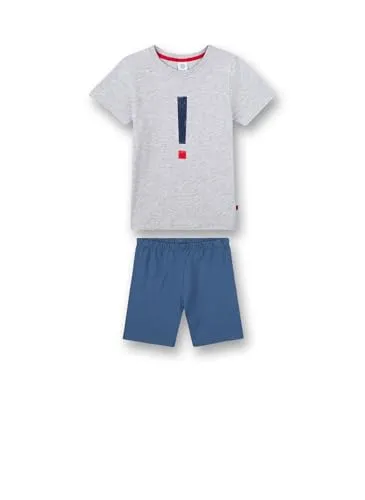 Sanetta Jungen Schlafanzug kurz grau Pyjamaset