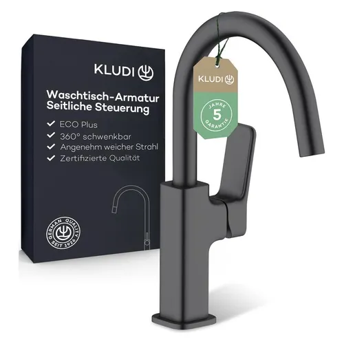 Kludi X3 Waschtischarmatur mit Push-Open Ablaufgarnitur von Kludi