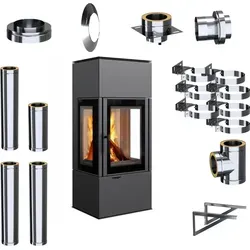 KRATKI THOR VIEW Kaminofen 8kW mit externem Lufteinlass