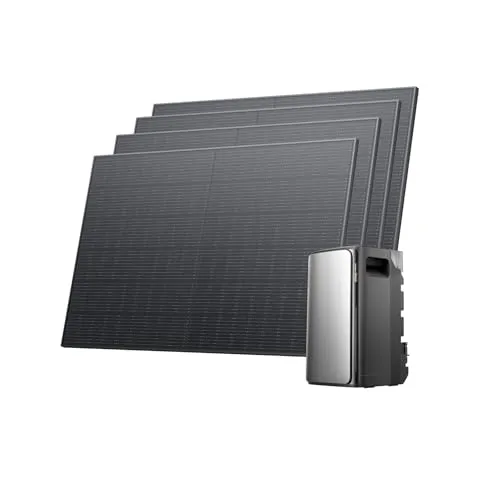 ECOFLOW STREAM Ultra Balkonkraftwerk mit Speicher 1600W - Netzgebundene Photovoltaikanlagen: 4x 400W Solarpanel, 1,92kWh Speicher, erweiterbar auf 21 kWh, ideal für maximale Stromkostenersparnis und einfache Installation.
