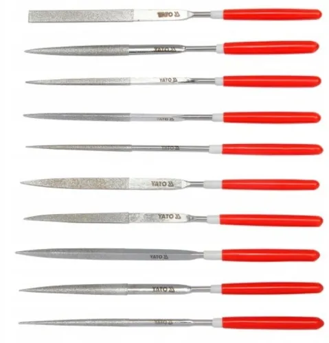 Feilensatz Diamantfeilen Nadelfeilen Schlüsselfeilen Werkstattfeilen Set 10-tlg