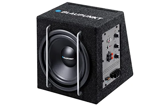 Blaupunkt GTB 8200 A - Car-HiFi Subwoofer, stufenlose Regelung von Tiefpassfilter und Phasenlage für optimalen Sound
